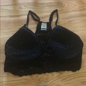 Lace Bralette - Black